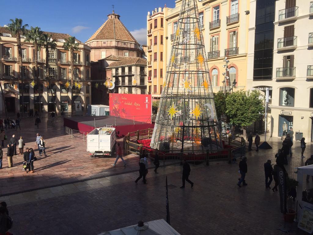 Marques De Larios Plaza Las Flores Parking Gratis Appartement Málaga Buitenkant foto