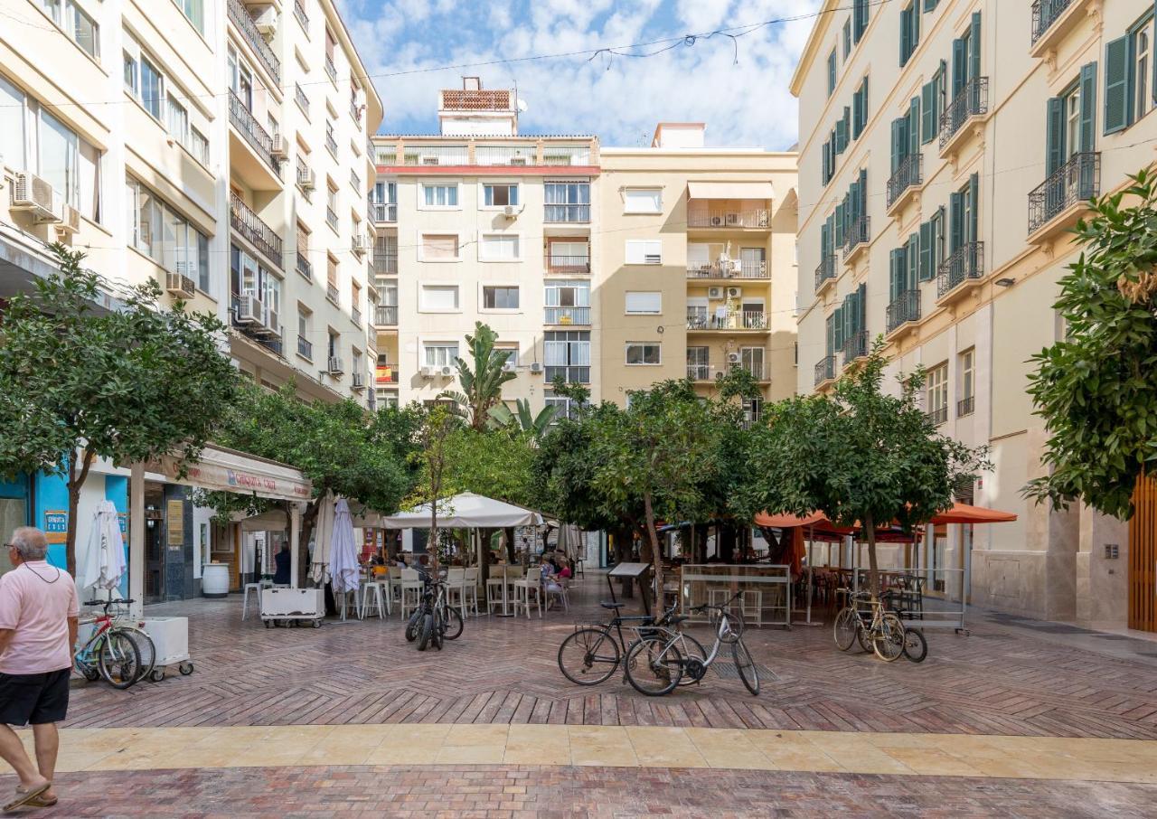Marques De Larios Plaza Las Flores Parking Gratis Appartement Málaga Buitenkant foto