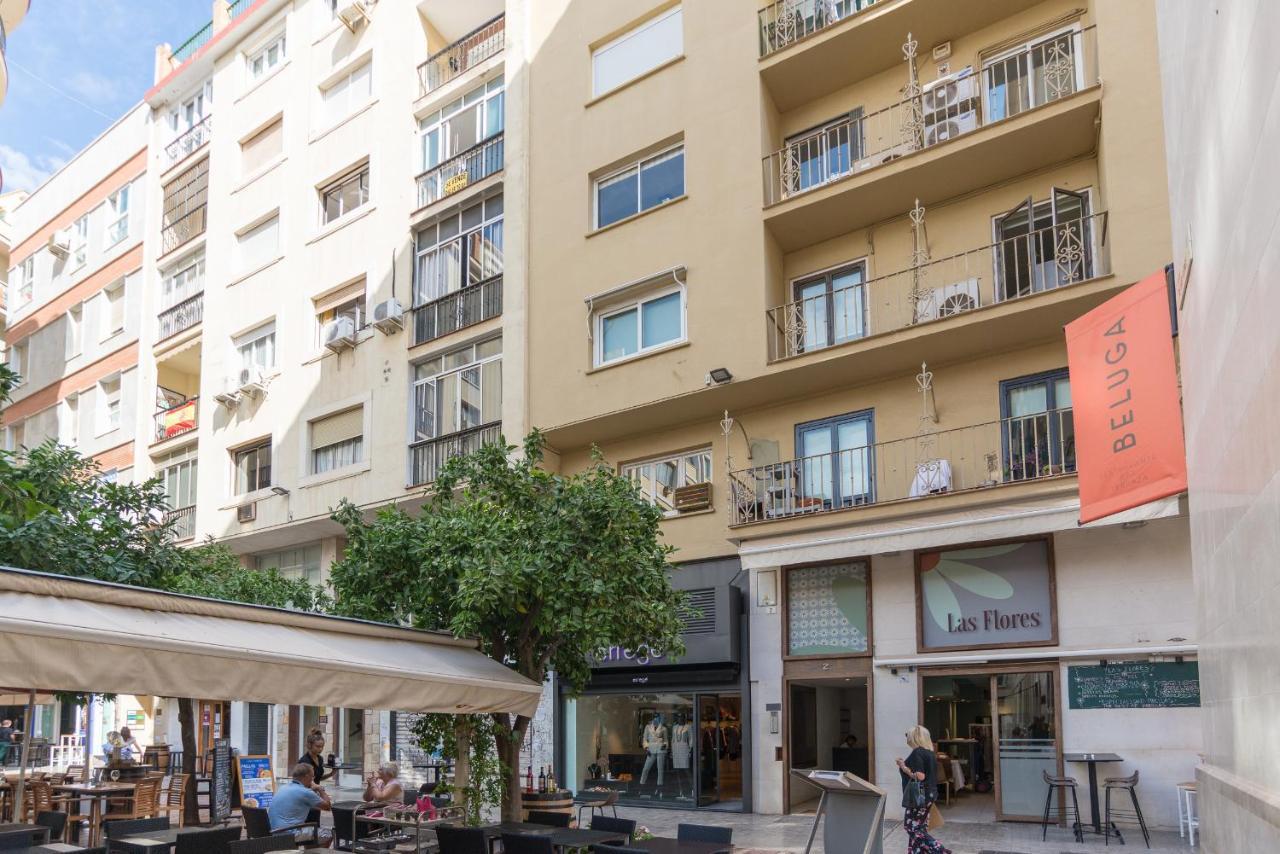 Marques De Larios Plaza Las Flores Parking Gratis Appartement Málaga Buitenkant foto